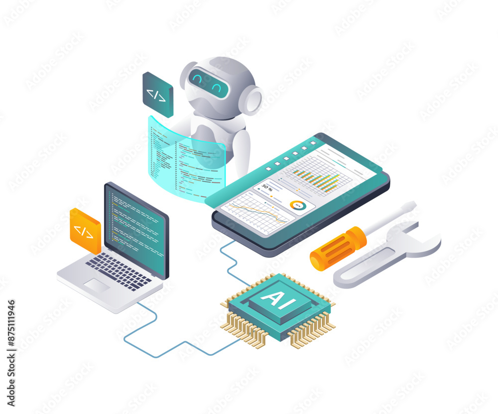 Poster Future Applications of AI Robotics Technology