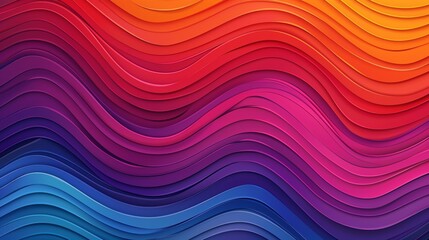 Obraz premium Artistic and engaging illustration featuring fluid, symmetrical patterns, refined gradients, and sleek lines; a dynamic, attractive, and sophisticated design for professional use. Illustration,