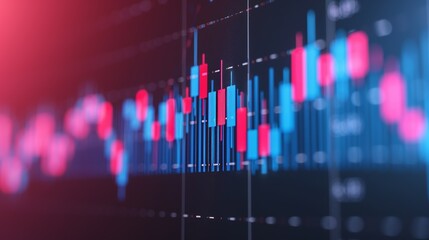 Dynamic and impactful design highlighting finance, economy, and global markets; vibrant visuals of currency, exchange, and blockchain technology. Illustration, Image, , Minimalism,