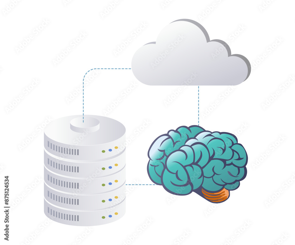 Poster artificial intelligence in cloud server technology