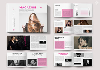 Simple Magazine Layout Landscape