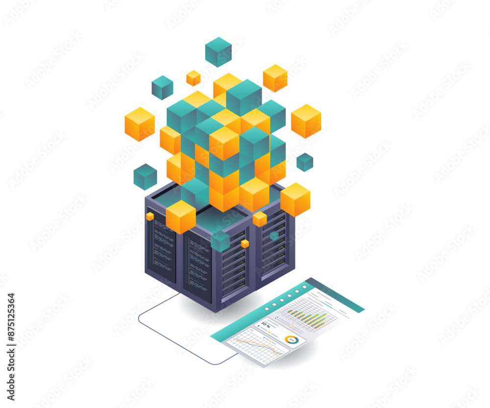 Poster Analyzing Blockchain Server Technology