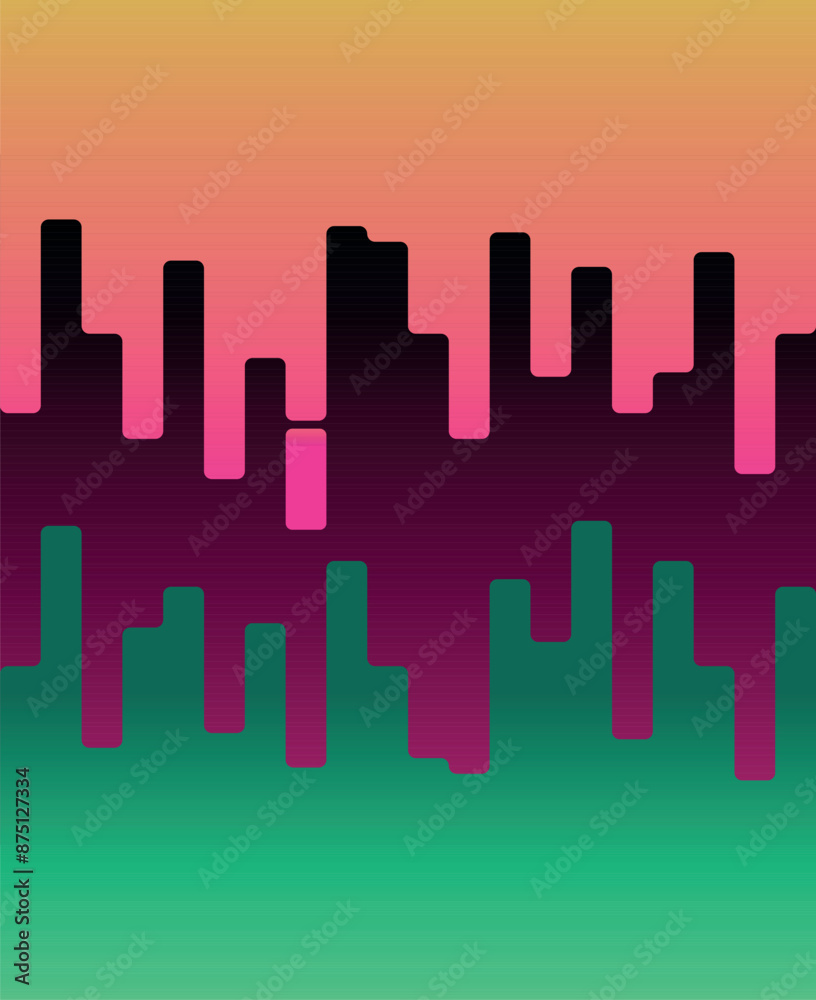 Poster abstract colored lines background texture gradient graphics