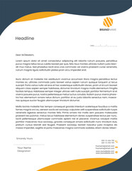 modern professional business company letterhead template