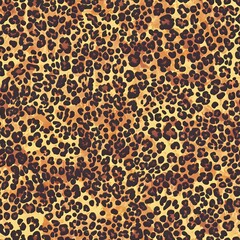 Stylish Mustard Yellow Leopard Print with Triangles and Diamonds