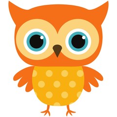 Big Eyed Cartoon Owl
