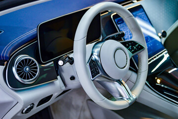 Interior car detailing, car care, dashboard 