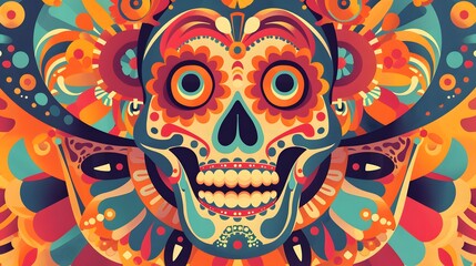 Naklejka premium day of the dead