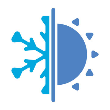 Heating and cooling Icon