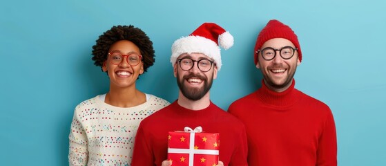 A funfilled White Elephant gift exchange with quirky presents and laughter, perfect for bringing friends and family together during the holidays with copy space