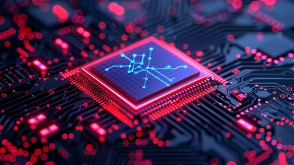 Innovative sensors illustration with precise measurements and metrology, emphasizing scientific accuracy. Illustration, Image, , Minimalism,
