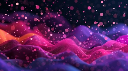 Fototapeta premium Dynamic entanglement artwork with entangled particles, illustrating non-local correlations in mechanics. Illustration, Image, , Minimalism,