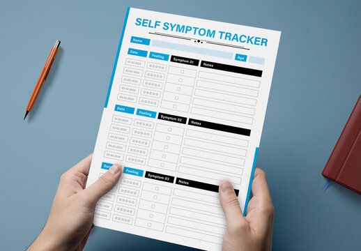 Self Symptom Tracker Template