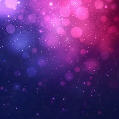 Obraz premium Abstract Technology Bokeh Background in Purple and Pink Hues with Sparkling Lights