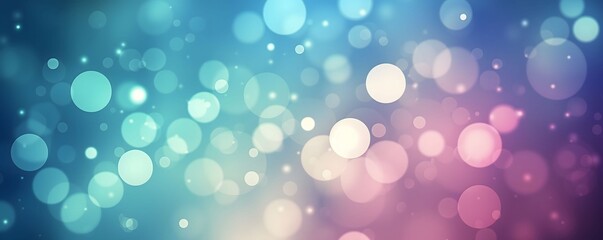 Obraz premium Beautiful Abstract Bokeh Background with Soft Pastel Colors and Light Circles