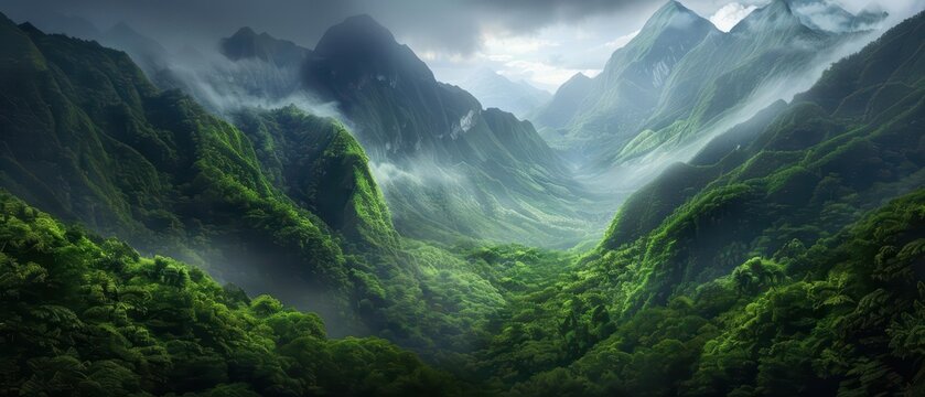 An innovative travel experience takes guests on guided tours through enchanted valleys where golden mist rises from the ground and mystical creatures dwell