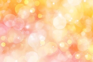 Obraz premium Abstract Bokeh Background In Warm Orange and Pink Tones For Festive and Creative Designs