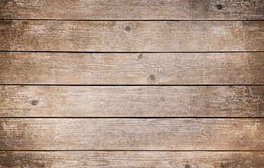 Fototapeta premium background of brown wooden planks with copy space