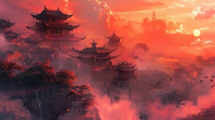 Timeless Beauty: Ancient China Aesthetic Background