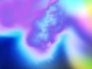 Abstract blur background texture purple,pink and green . illustration rainbow colors in the cloud with blue sky background 