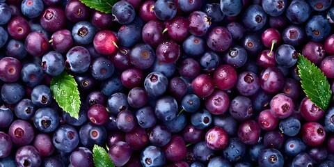 Exploding with Flavor Vibrant Huckleberries for Pies, Jams, or Fresh Enjoyment. Concept Huckleberry Pies, Huckleberry Jams, Fresh Huckleberries, Vibrant Flavors, Culinary Delight