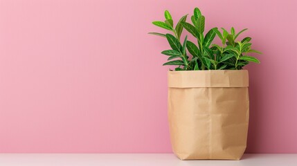 Compostable packaging concept with creative, protective features. Illustration, Image, , Minimalism,