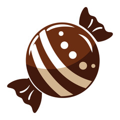 Chocolate cake vector  illustration