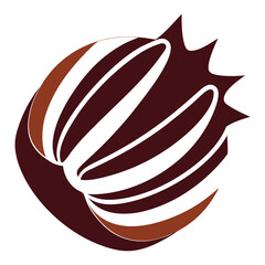 Chocolate cake vector  illustration