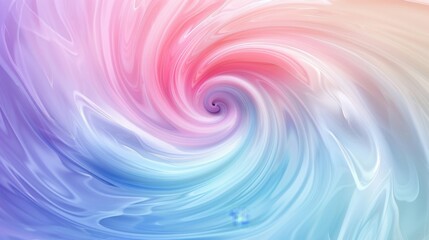 Obraz premium Swirls of soft colors form a dynamic yet soothing pastel vortex backdrop, perfect for children's science presentations. 
