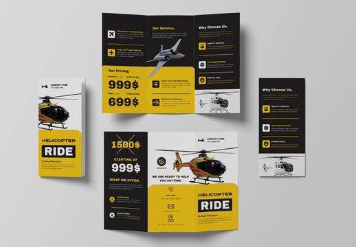 Helicopter Ride Trifold
