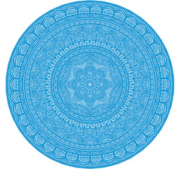 Signs and symbols. Circle pattern lotus or flower mandala art design. beauty, fashion, geometry.