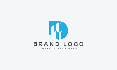 letter D logo design vector template design for brand.