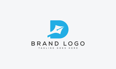 letter D logo design vector template design for brand.