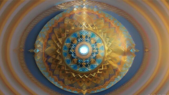 A Luxury Mandala Background Infused with Ornate Arabic and Islamic East Style ,generative ai