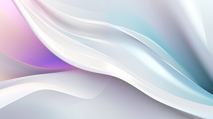 Obraz premium Smoothly flowing pearlescent tones. Light wavy mother-of-pearl back