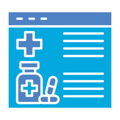 Obraz premium Medical website Icon