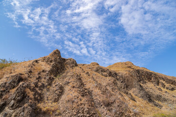 Cliffs and sky