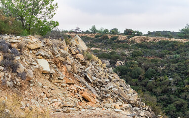 mountains on Cyprus..