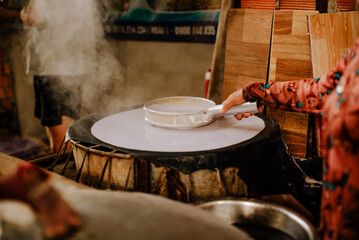 Making of rice noodles