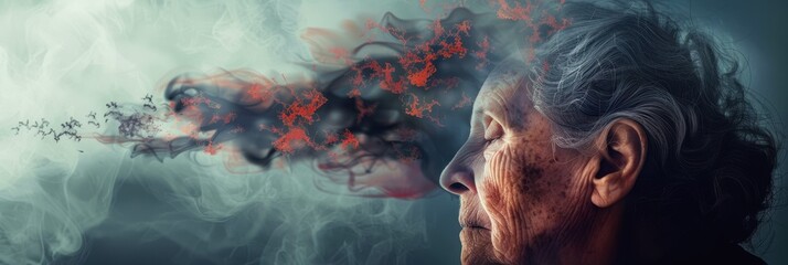 The concept of psychology, mental health, Alzheimer's disease, dementia, autism, brain problems, International Day for the Dissemination of Information about Alzheimer's Disease