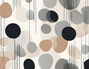 Minimal abstract Scandi style Creativity art design background