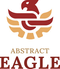 Abstract Eagle Logo Idea Design