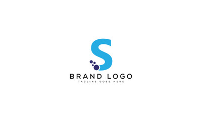 letter S logo design vector template design for brand.
