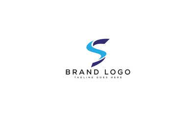 letter S logo design vector template design for brand.