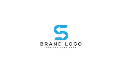 letter S logo design vector template design for brand.