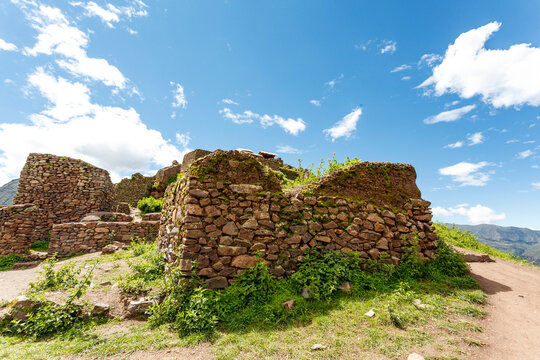 P&iacute;sac or Pisac is a Peruvian town in the Sacred Valley of the Incas, Peru, South America