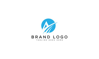 letter A logo design vector template design for brand.