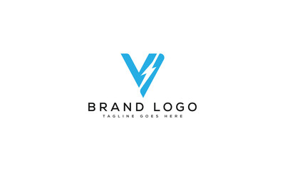 letter V logo design vector template design for brand.