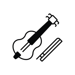 Fiddle vector icon