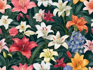 pattern with flowers